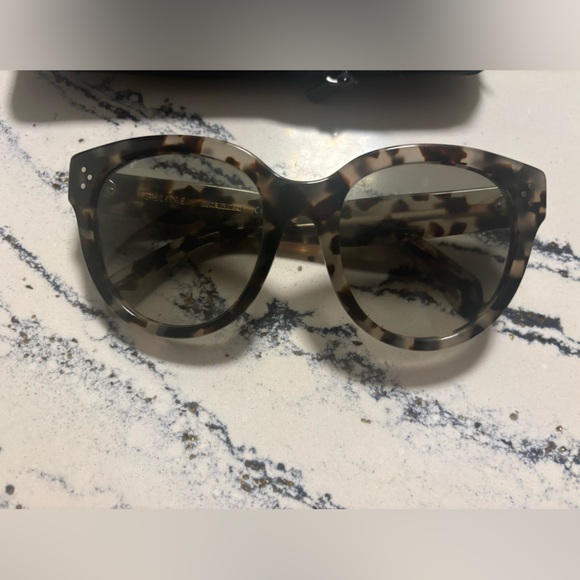 Celine Oversized Tortoise Shell Sunglasses - Picture 1 of 7